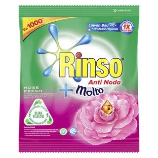 Jual SS Rinso Molto Powder Detergent Deterjen Bubuk 1000 Rose Perfume