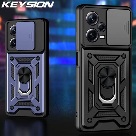 Keysion Shockproof Case For Redmi Note 12 Pro 5g Slide Camera Lens