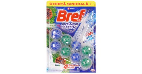 Odorizant WC Bref WC Power Aktiv 2buc Pin Mertecom Ro