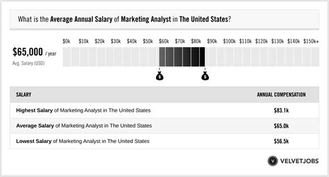 Marketing Analyst Salary Actual Projected Velvetjobs