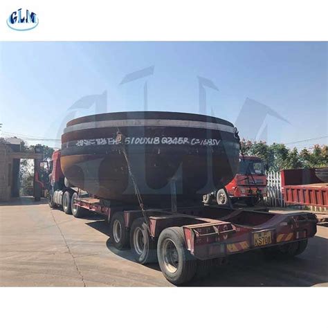 200mm 10mm Ellipsoidal Carbon Steel Dished Heads Pressure Vessel ASME