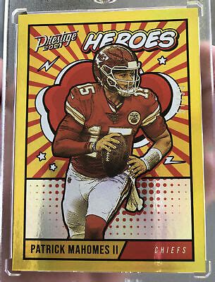 2021 PANINI PRESTIGE HE 3 PATRICK MAHOMES II HEROES SSP INSERT 57 99