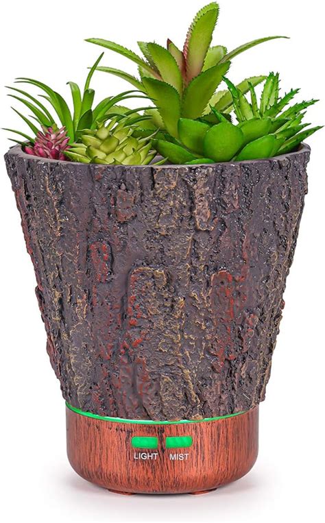 Essential Oil Diffuser Artificial Succulent Plants Potted Aromatherapy