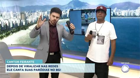 Feirante que viralizou nas redes sociais é entrevistado Record TV