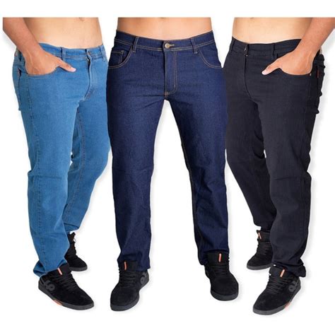 Calça Jeans Masculina Basica Tradicional MercadoLivre