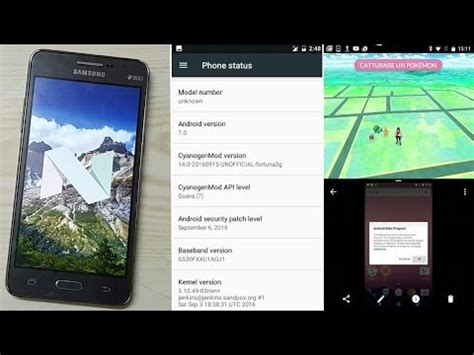 Install Android Nougat Cm On Galaxy Grand Prime Youtube