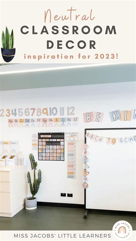 Neutral Classroom Decor Inspiration for 2024