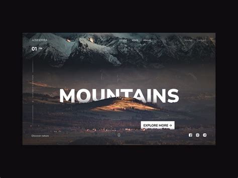 Adventures Web Page Concept By Jacob Janura On Dribbble