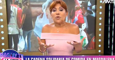 Magaly Medina Se Conmueve Por Personas Regalando Almuerzos En