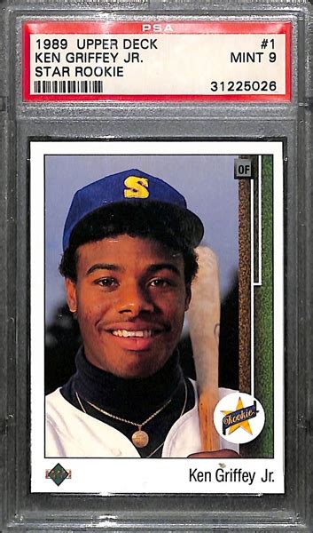 Lot Detail Upper Deck Ken Griffey Jr Rookie Card Psa