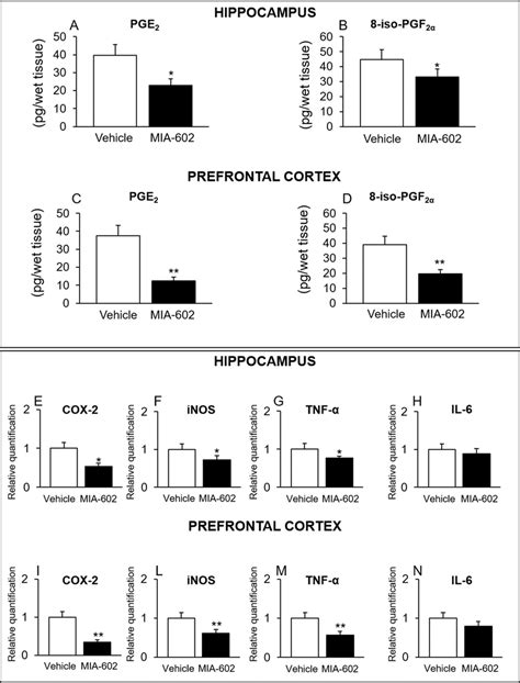 Evaluation Of Pge2 And 8 Iso Pgf2α Levels And Gene Expression Of Cox 2