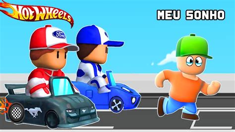 O MENINO SONHAVA EM SER PILOTO DA FORD NO MAPA HOT WHEELS DO STUMBLE