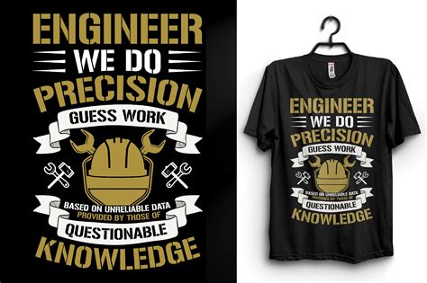 Engineer T Shirt Design Funny Vector Graphic By Creative Store · Creative Fabrica