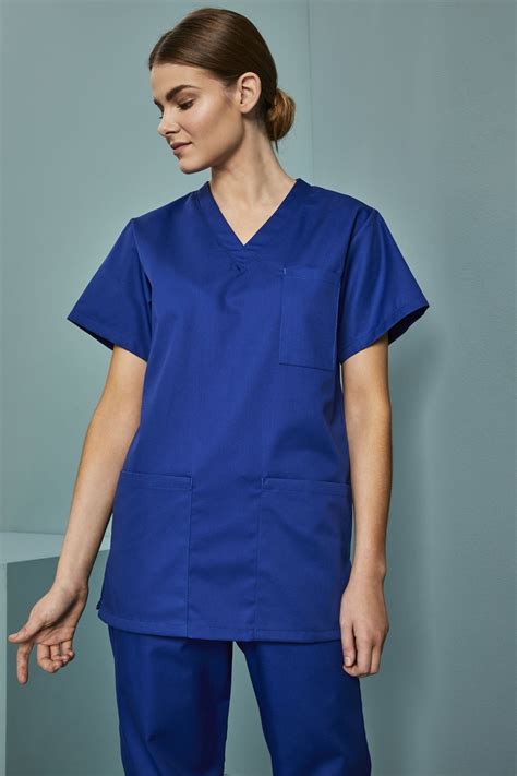 Unisex Smart Scrub Top Royal Blue Simon Jersey