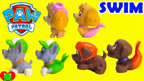 Paw Patrol Merpups Squirters Swim In Giant Orbeez Youtube