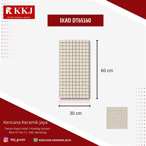 Jual Keramik Dinding X Cm Ikad Dt Grade A Shopee Indonesia