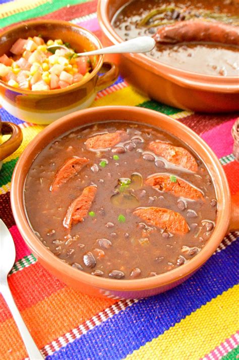 Black Bean And Chorizo Soup