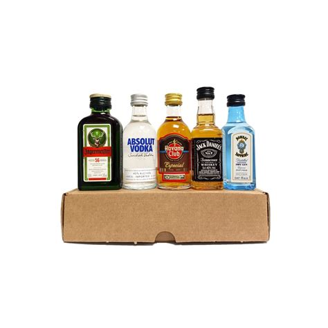 Caja De Licores En Miniatura Botellitas Favoritas Para Regalar