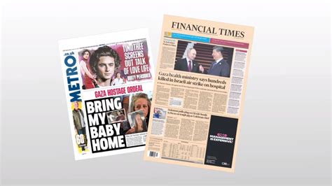 Wednesdays National Newspaper Front Pages Uk News Sky News