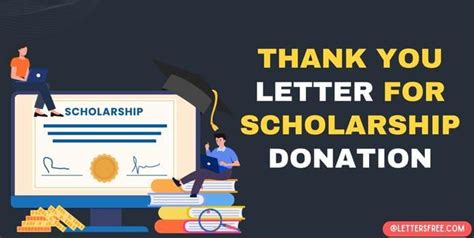 Thank You Letter For Scholarship Donation Sample In 2024 Scholarships