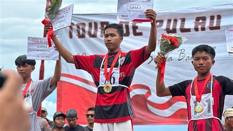 Pemenang Lomba Lari Maraton Di Pulau Masalembu Kabupaten Sumenep