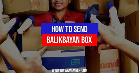 Balikbayan Box Guide: How to Send Cargo Box to Philippines - OWWA Member