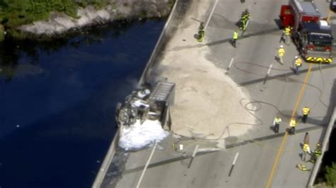 Fiery Crash Shuts Down Section Of Floridas Turnpike In Broward Nbc 6