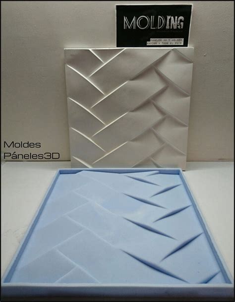 Moldes En Silicona Para Paneles En Yeso 3d Moldes Desde 349 900