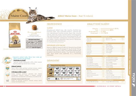 Produktový list Royal Canin Maine Coon Adult granule Zbozi cz