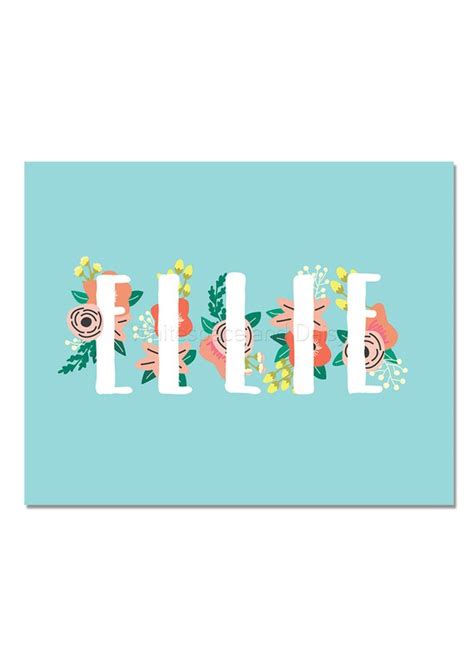 Ellie Personalized Name Sign Adult Party Decorations Birthday