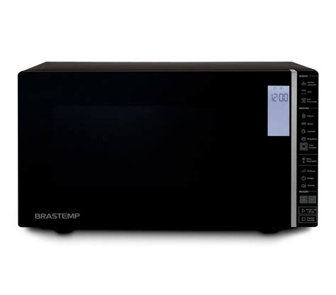 Micro Ondas Brastemp 32 Litros Preto Grill E Painel Integrado