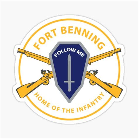 Fort Benning Sticker For Sale By 5thcolumn Redbubble