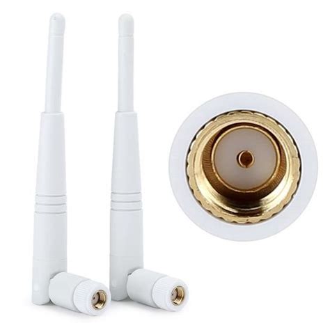 Antenne WiFi Bi Bande 2PCS 2 4G 5G 4DBi Omni RP SMA Interface Antenne