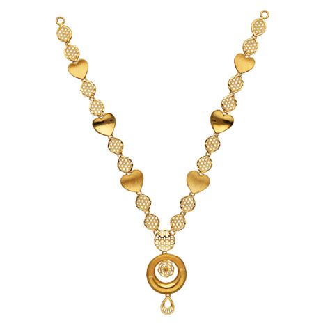 Buy 22kt Plain Gold Dubai Fancy Necklace 9vj9610 Online From Vaibhav