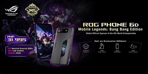 ASUS Republic Of Gamers Philippines Unveils ROG Phone 6D MLBB Special