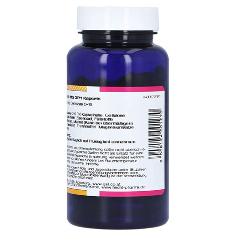 COENZYM Q10 60 mg GPH Kapseln 120 Stück kaufen medpex