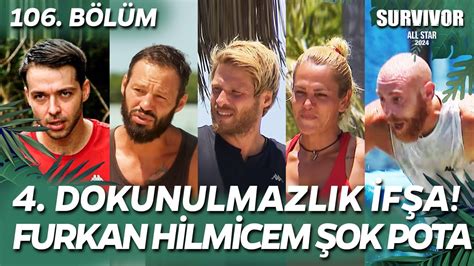 SURVIVOR 4 DOKUNULMAZLIK KAZANAN İFŞA FURKAN HİLMİCEM POTA ALL STAR