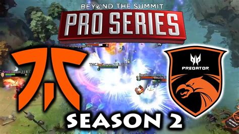 Super Big Match Tnc Vs Fnatic Bts Pro Series Season 2 Dota 2