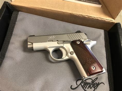 Kimber Micro Stainless Rosewood 380 Acp Subcompact Pistol One 6 Round