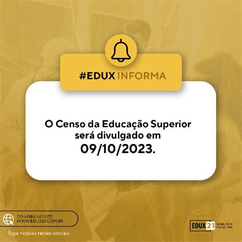 Alteração do Cronograma do Censo da Educação Superior de 2022 Edux21