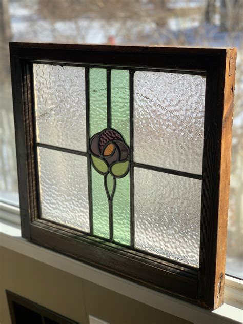 Antique Salvaged Stained Glass Leaded Glass, Windows Set 2, 1800s - Etsy