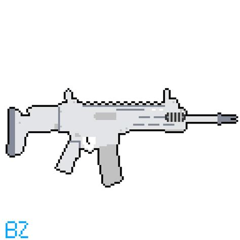 Remington ACR Assault Rifle Pixel Art Battlefield Amino Amino