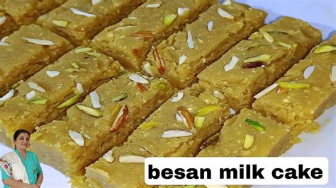 Besan Milk Cake Besan Milk Cake Recipe Besan Milk Cake Banavani Rit