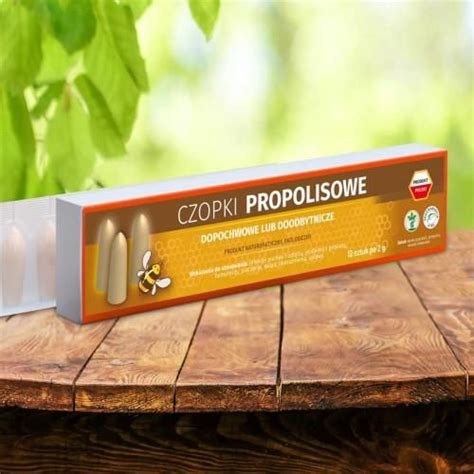 Preparat Medycyny Naturalnej Apicultura Naturalne Czopki Propolisowe