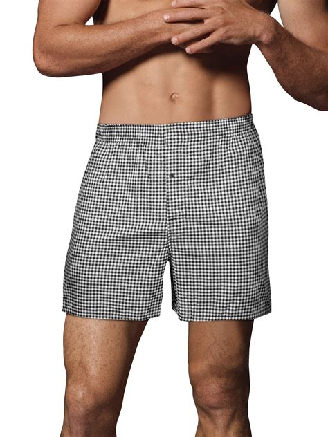 Hanes Men S Comfortflex Fit Woven Boxers Pack Walmart