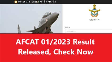 Afcat Result Declared Direct Link At Afcat Cdac In