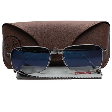 Ray Ban Rb3717 Silver Clear Gradient Blue Lentes De Grau