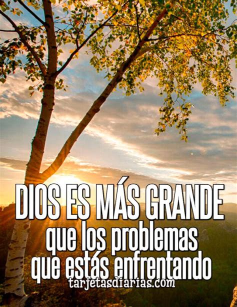 Dios Es MÁs Grande Que Los Problemas Que EstÁs Enfrentando Tarjetas