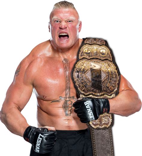 Brock Lesnar Aew World Champion Png By Kayfabeftw On Deviantart