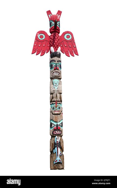 Totem Pole Art Cut Out Stock Images Pictures Alamy